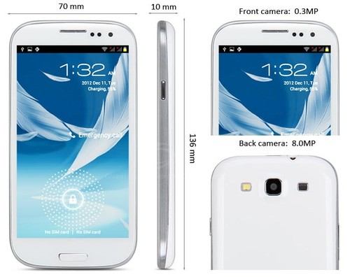 Smartphone android bianco - smartphone,