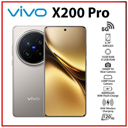 Vivo x200 pro 16 gb - pro,